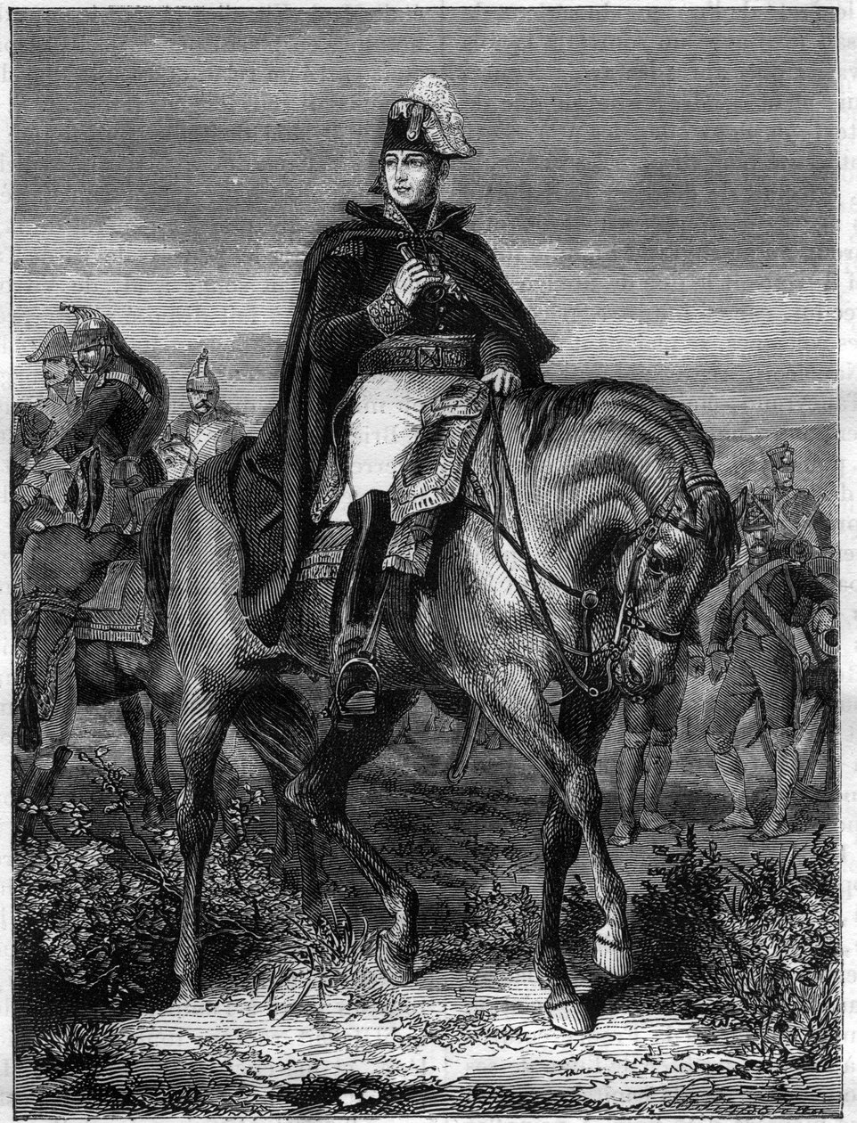 Ritratto di Edouard Adolphe Casimir Joseph Mortier, Duca di Treviso (1768-1835), Maresciallo di Francia - in "Histoire de l