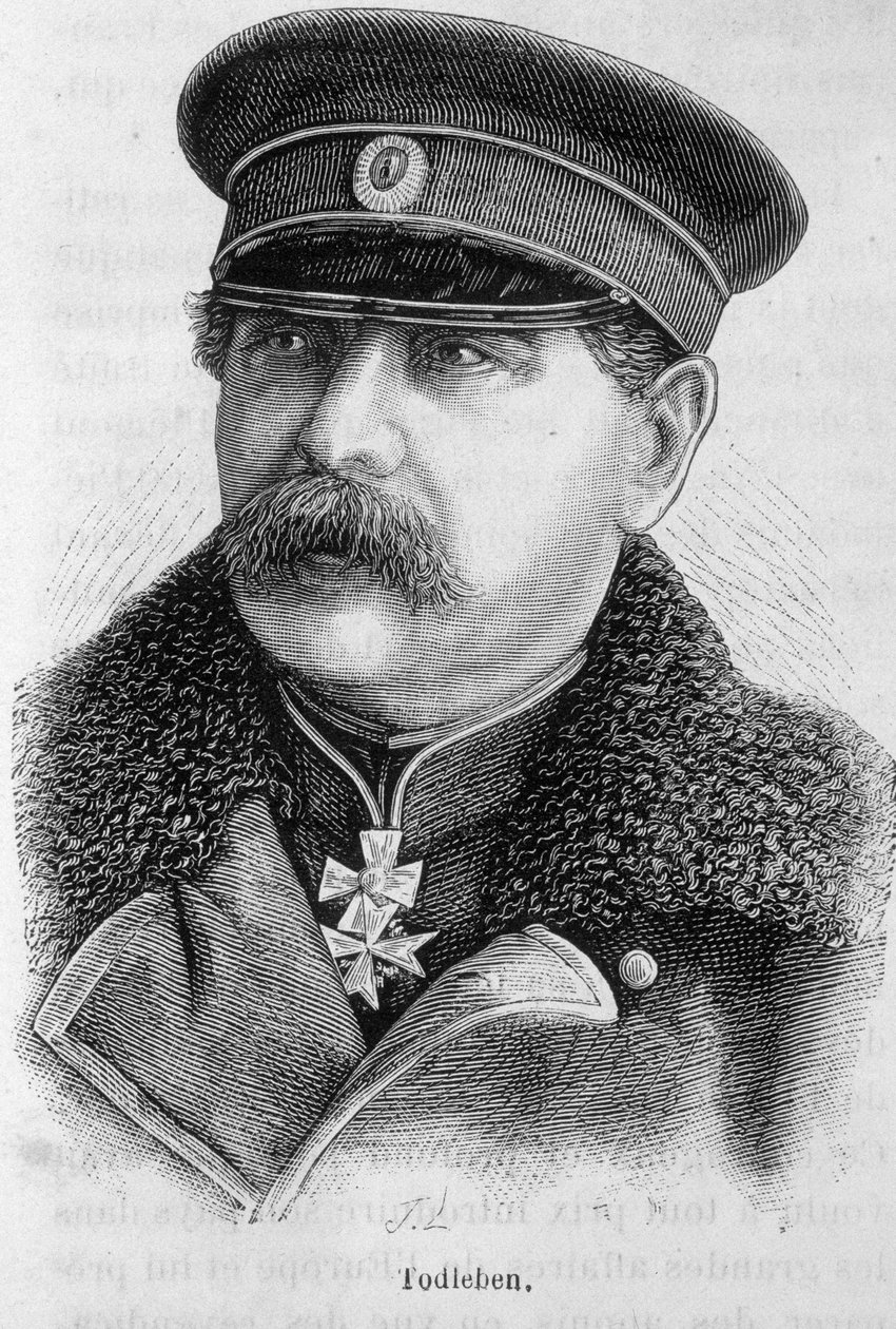 Ritratto di Edouard Ivanovich Totleben (o Todleben) da French School