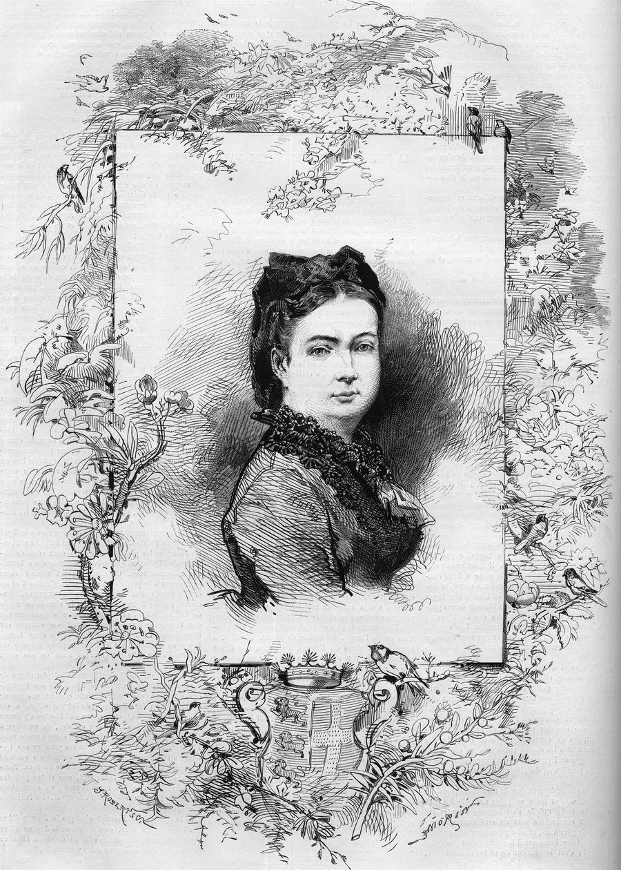 Ritratto di Elisabeth di Mac Mahon (nata Elisabeth de La Croix de Castries) da French School