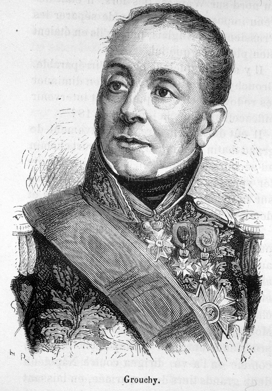 Ritratto di Emmanuel, Marchese de Grouchy, Maresciallo di Francia (1766 - 1847) - in 