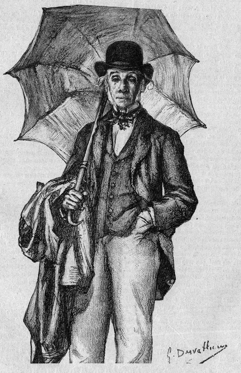 Ritratto di Ernest Legouvé (1807-1903), poeta, romanziere e drammaturgo francese, membro dell