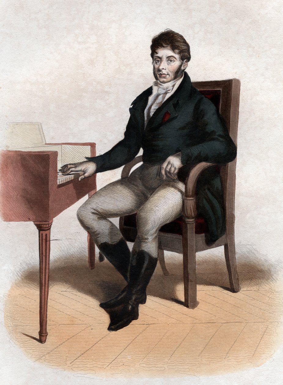 Ritratto di Étienne Nicolas Méhul (1763-1817), compositore francese da French School