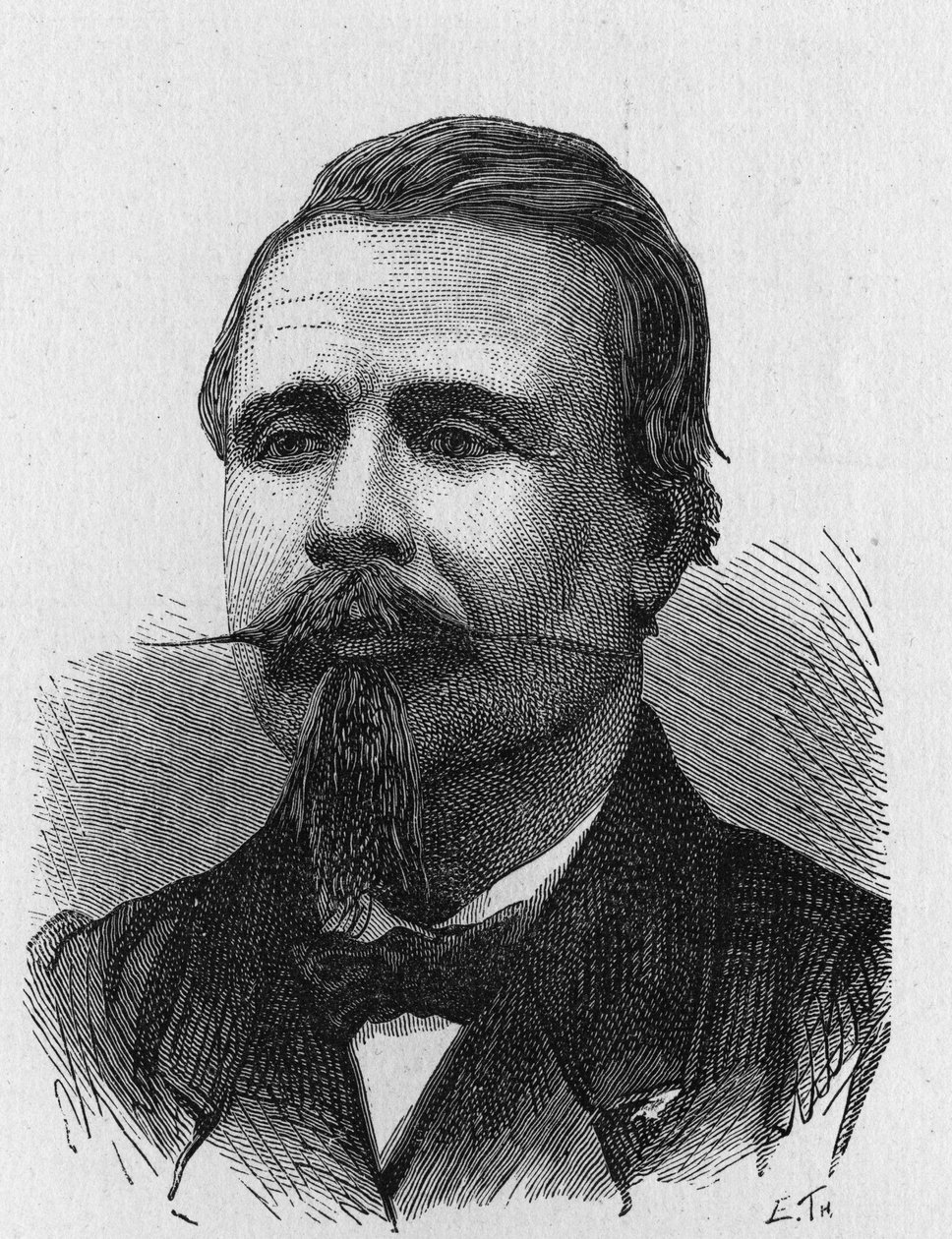 Ritratto di Eugène Godard (1827 - 1890), artista aeronautico francese - in 
