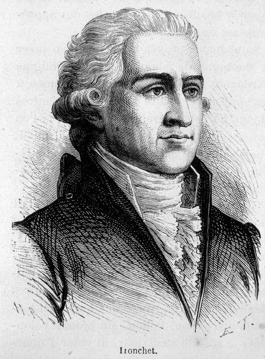 Ritratto di Francois Denis Tronchet (1726 - 1806), giurista e politico - in "L
