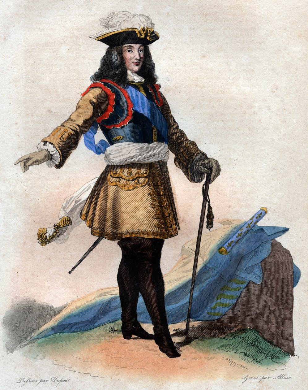 Ritratto di François Henri de Montmorency Bouteville, detto Maresciallo di Lussemburgo (1628-1695), generale francese, maresciallo di Francia da French School