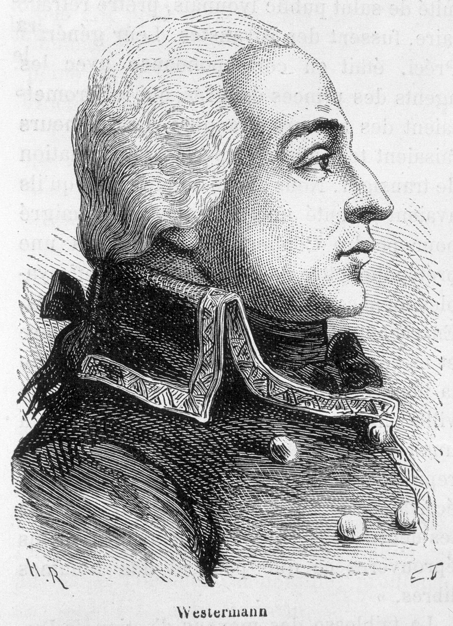Ritratto di François Joseph Westermann, generale francese (1751-1794) - in "L