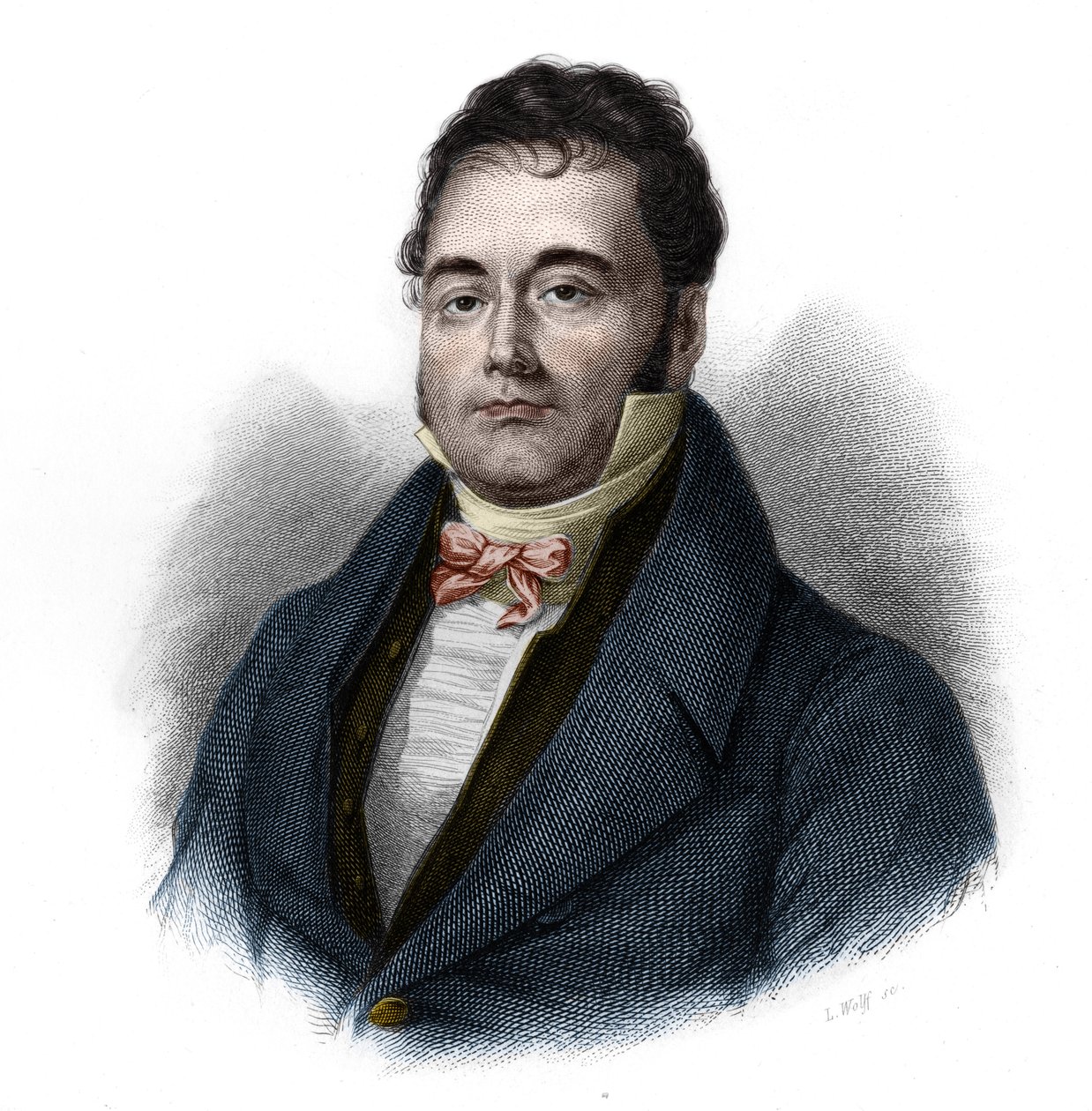 Ritratto di François Mauguin, politico francese. in 