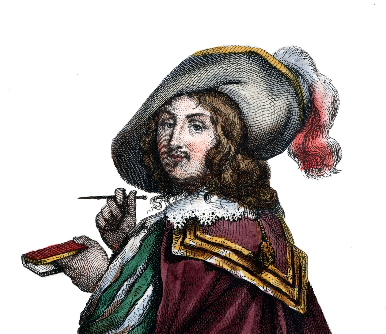 Ritratto di Francois VI, Duca di La Rochefoucauld, Principe di Marcillac, autore francese da French School