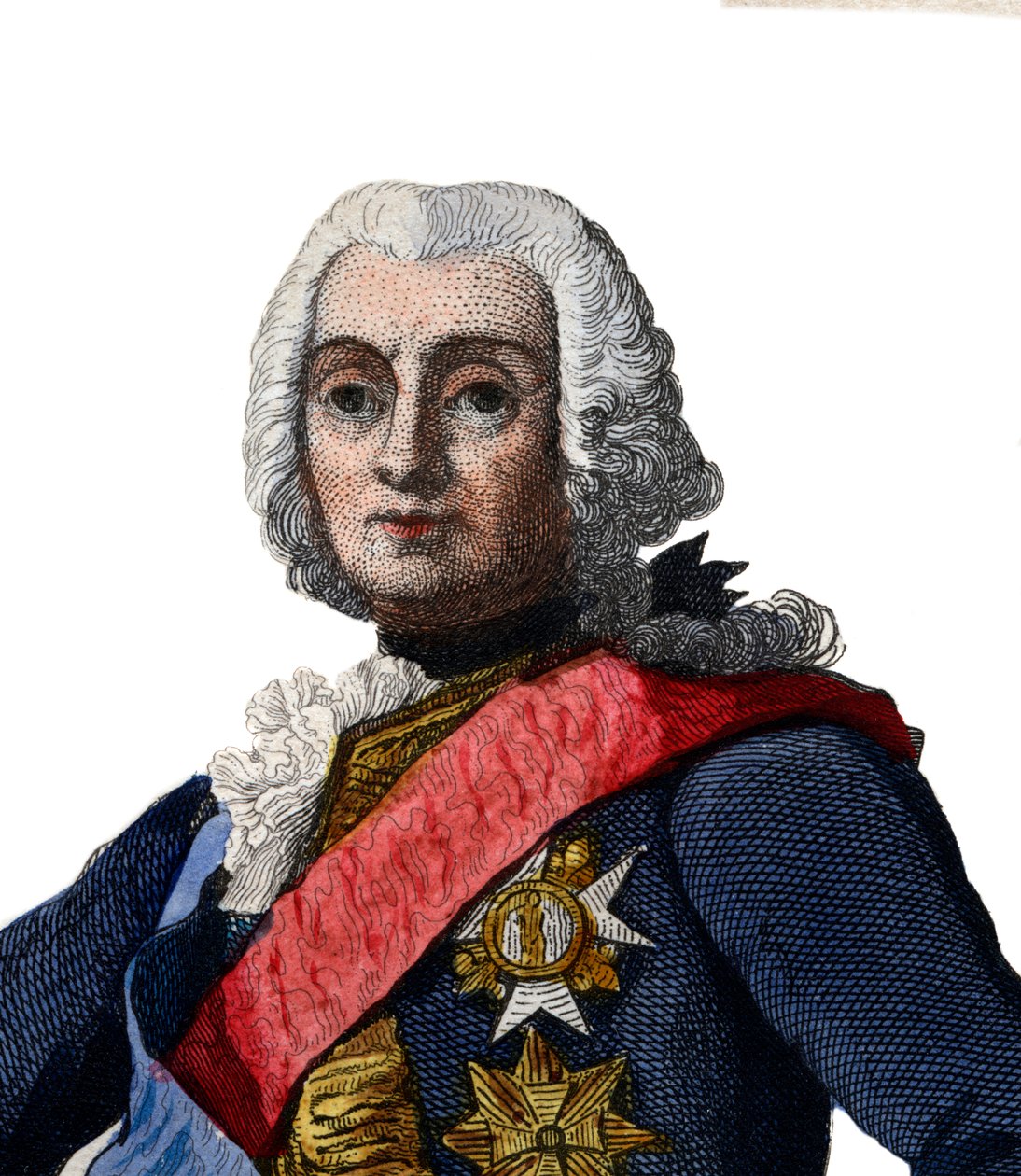Ritratto di Francois de Chevert, generale francese da French School