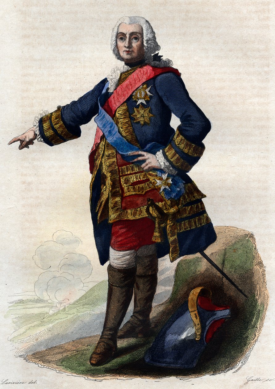 Ritratto di François de Chevert (1695-1769), generale francese da French School