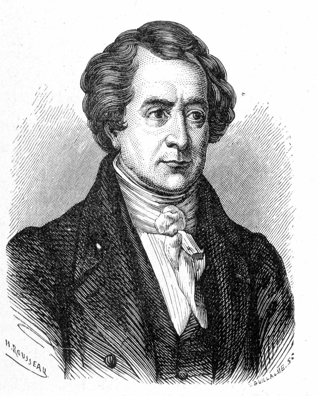 Ritratto di François Arago (1786 - 1853) - in "Album of Science; illustrious scholars; Great discoveries" 1896 da French School