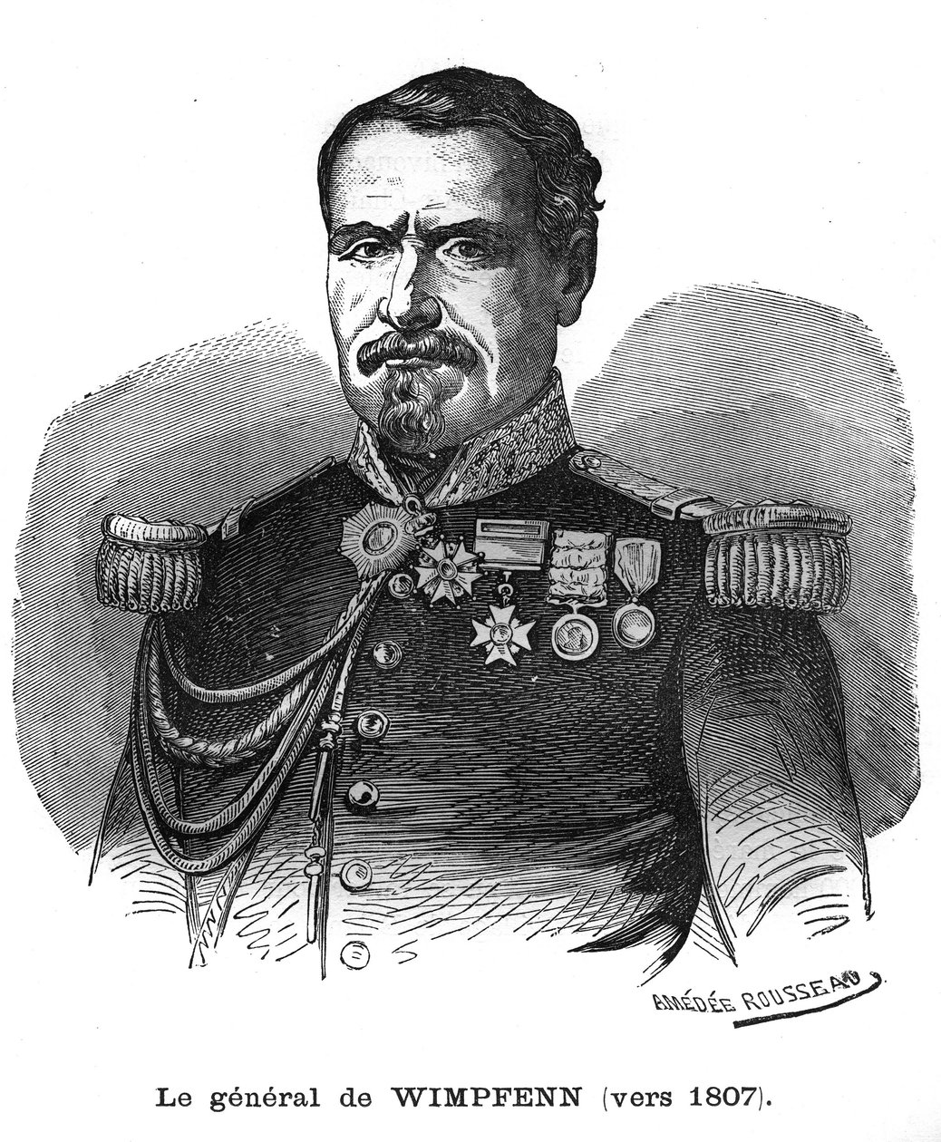 Ritratto di Freiherr Emmanuel Felix von Wimpffen. da French School
