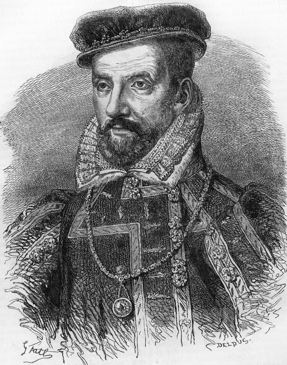 Ritratto di Gaspard de Coligny, conosciuto come l