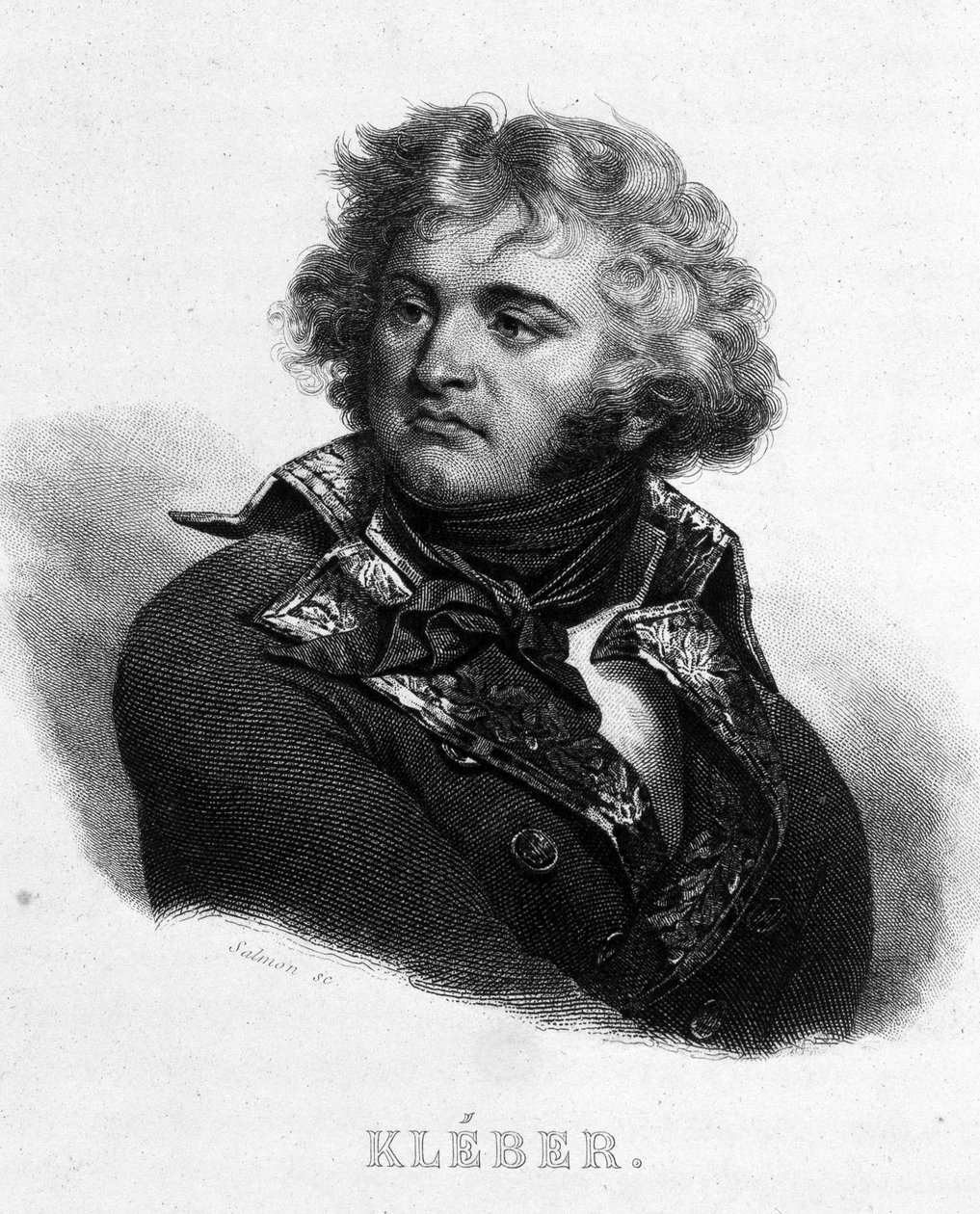 Ritratto del Generale Jean Baptiste Kléber - in "Rivoluzione francese" di Thiers, XIX secolo da French School