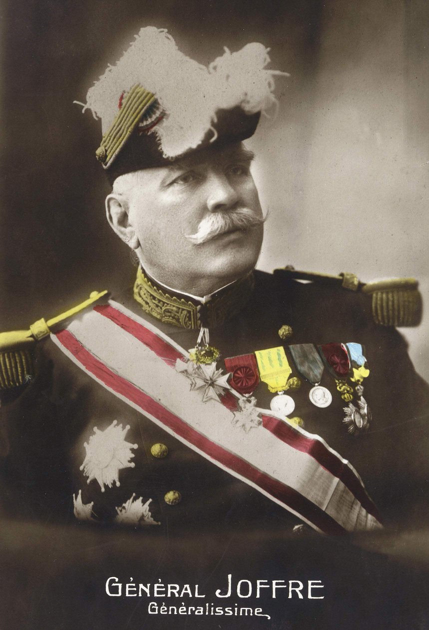 Ritratto del Generale Joseph Joffre (1852 - 1931) da French School