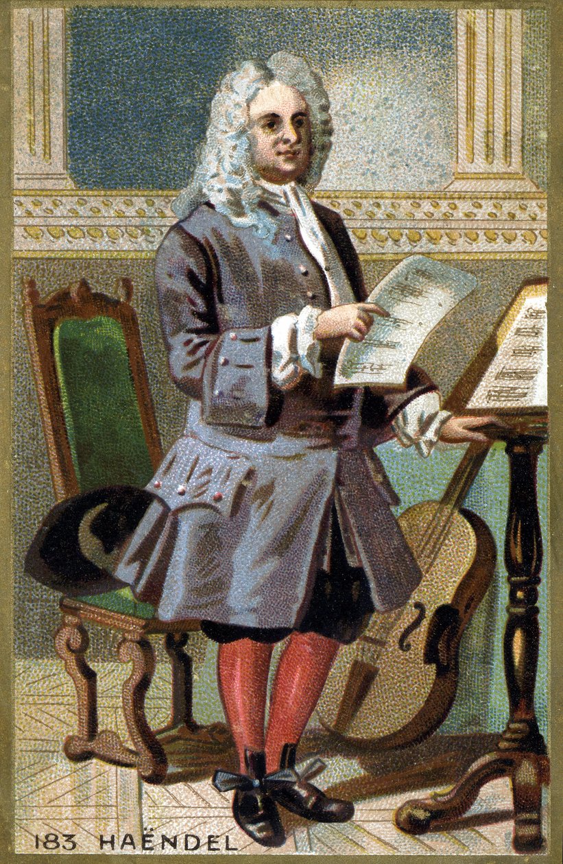Ritratto di George Frederick Handel da French School