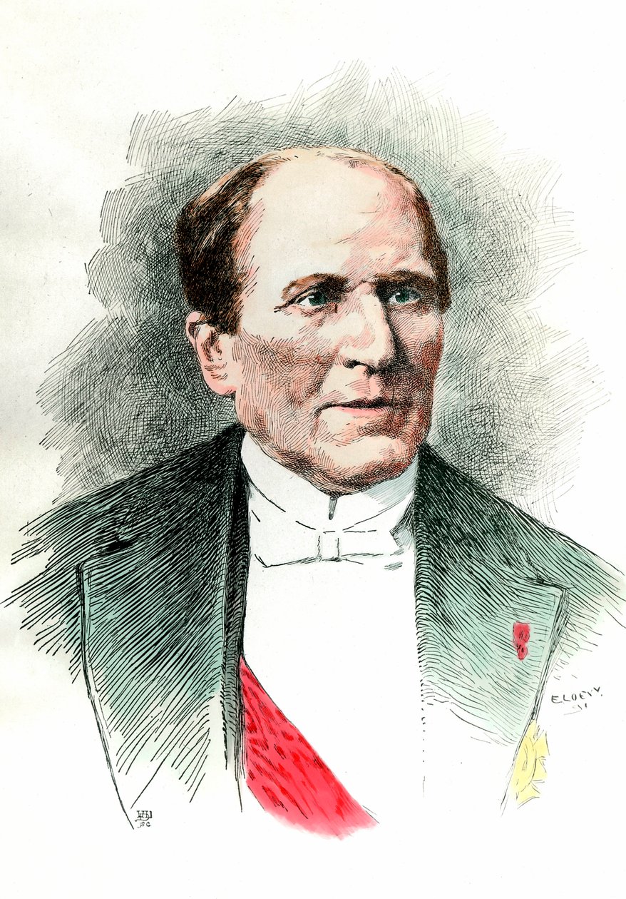 Ritratto di Georges Eugene Haussmann detto Barone Haussmann da French School