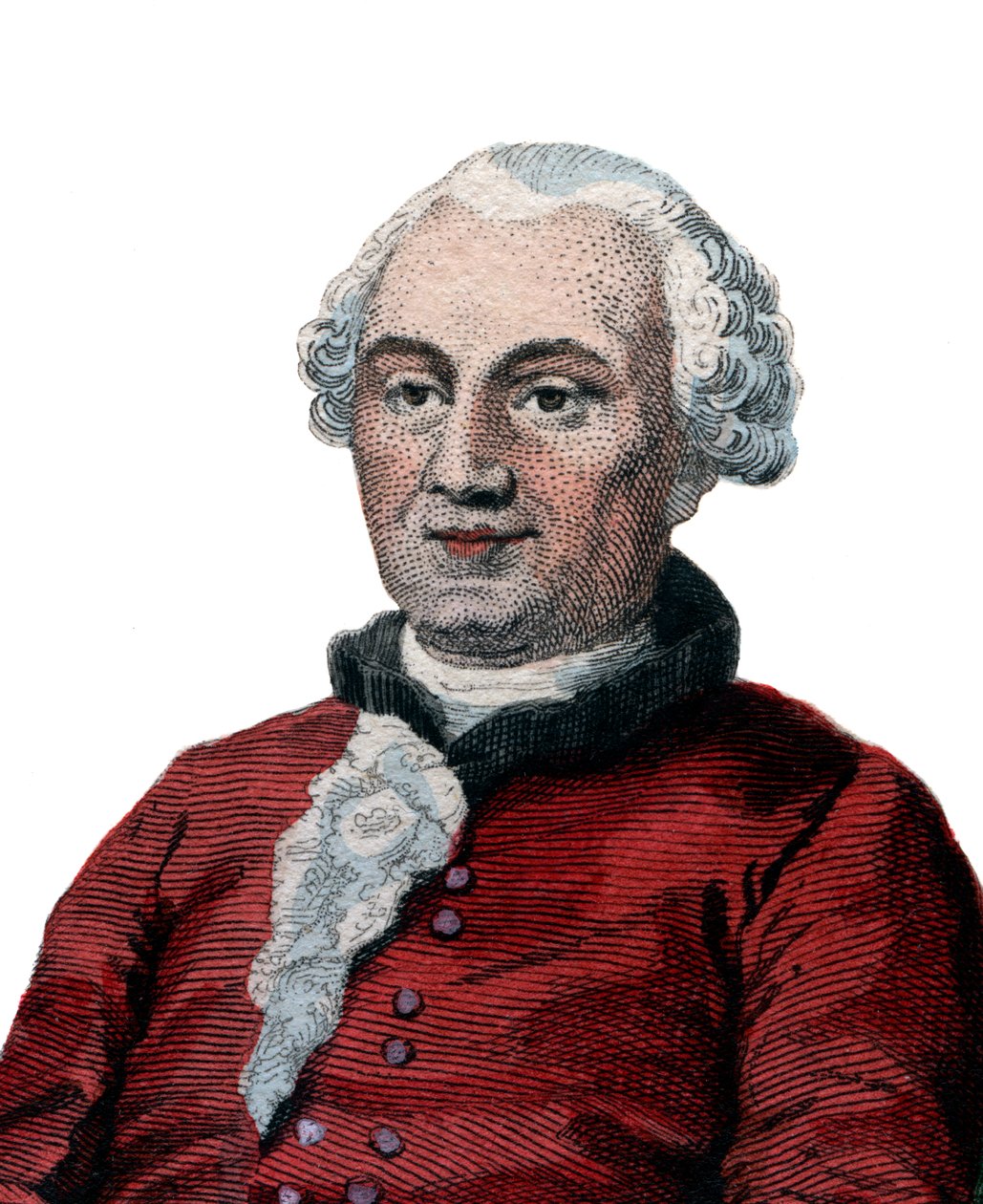 Ritratto di Georges Louis Leclerc, Conte di Buffon, naturalista, matematico, cosmologo e autore enciclopedico francese da French School