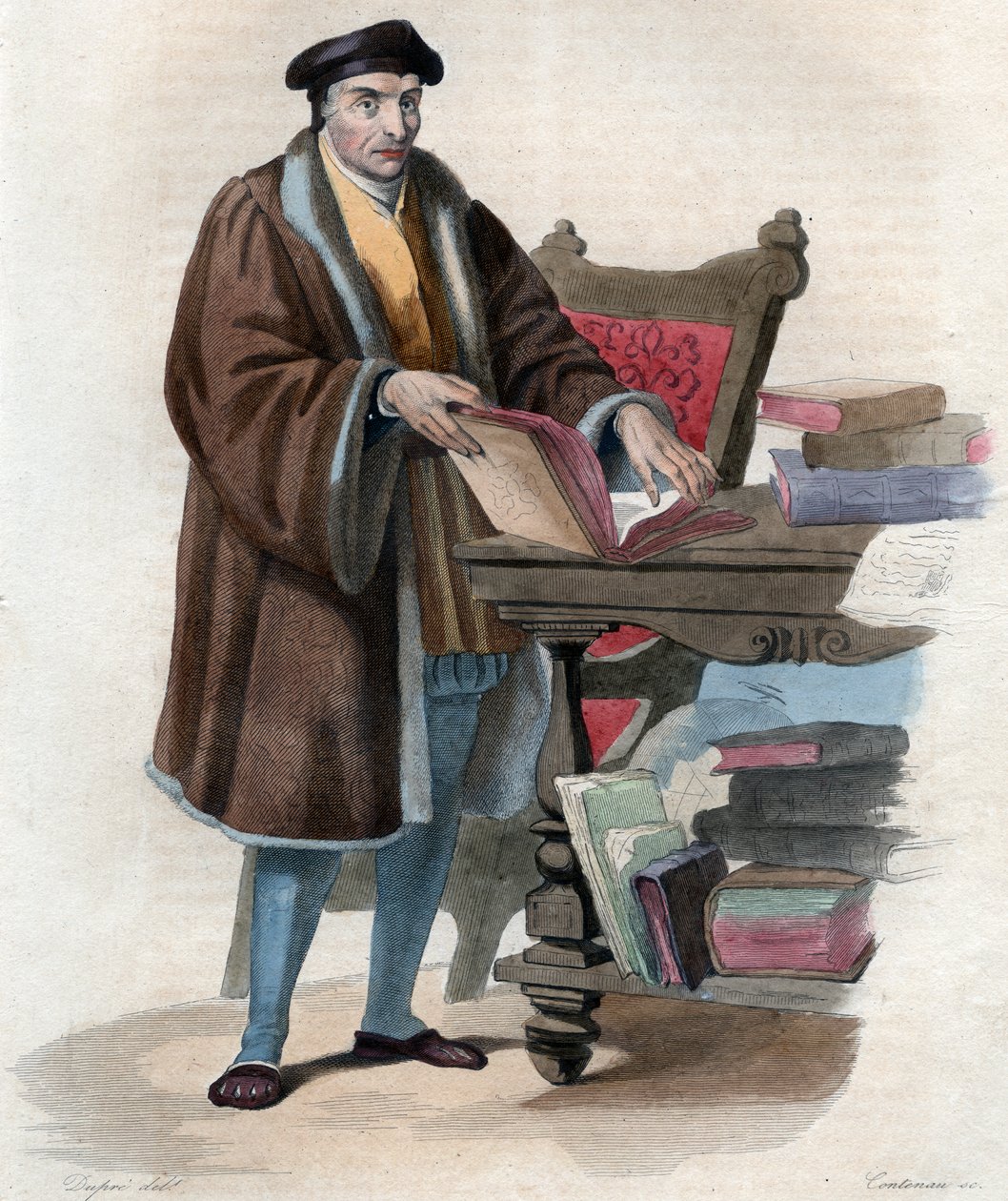 Ritratto di Guillaume Budé (1467-1540), studioso francese da French School