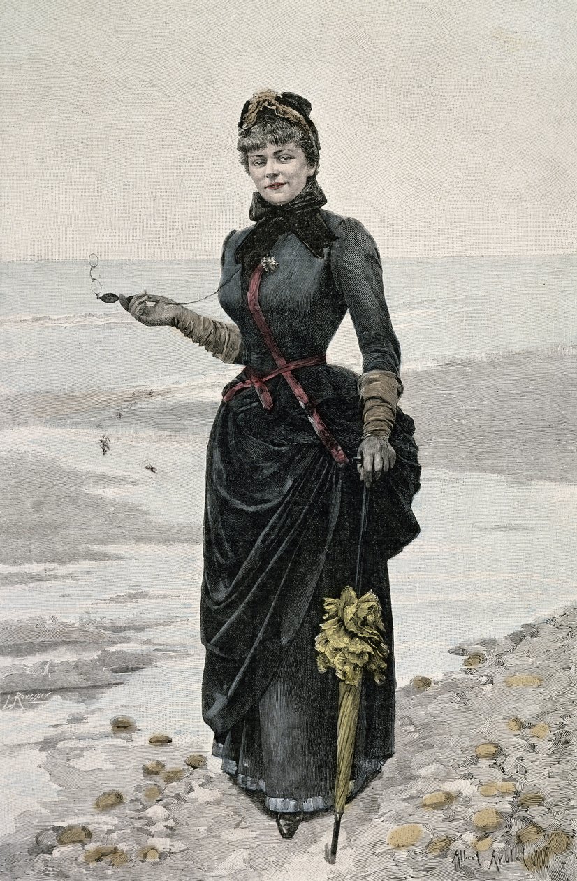 Ritratto di Gyp (Sibylle Gabrielle Marie Antoinette Riquetti de Mirabeau, Contessa di Martel de Janville) (1849-1932), scrittrice francese da French School