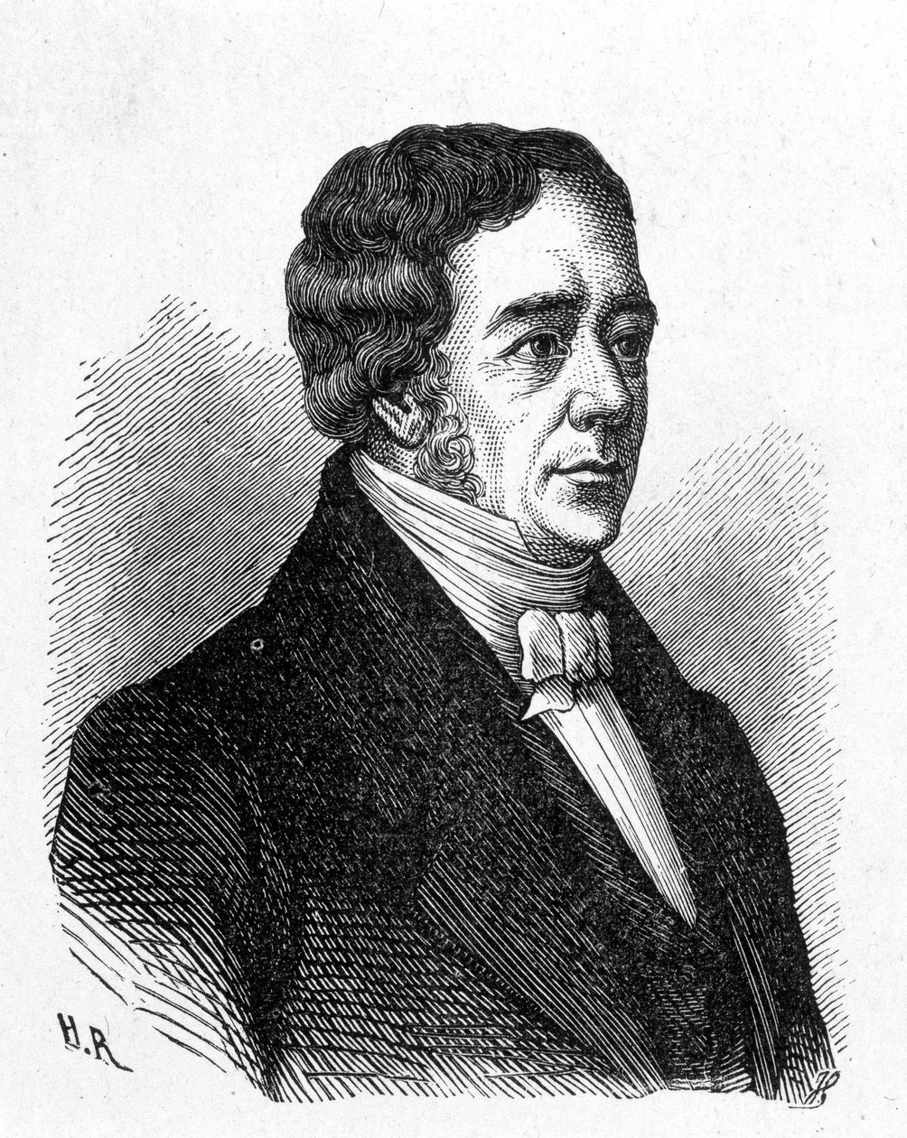 Ritratto di Hans Christian Ørsted da French School