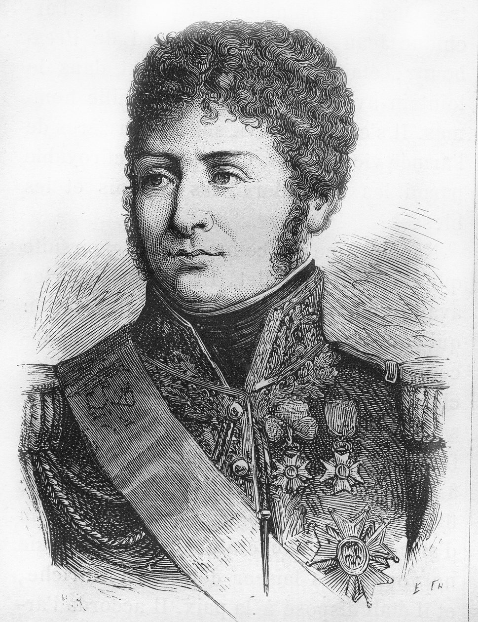 Ritratto di Henri Clarke, generale e politico francese (Duca di Feltre 1809) da French School