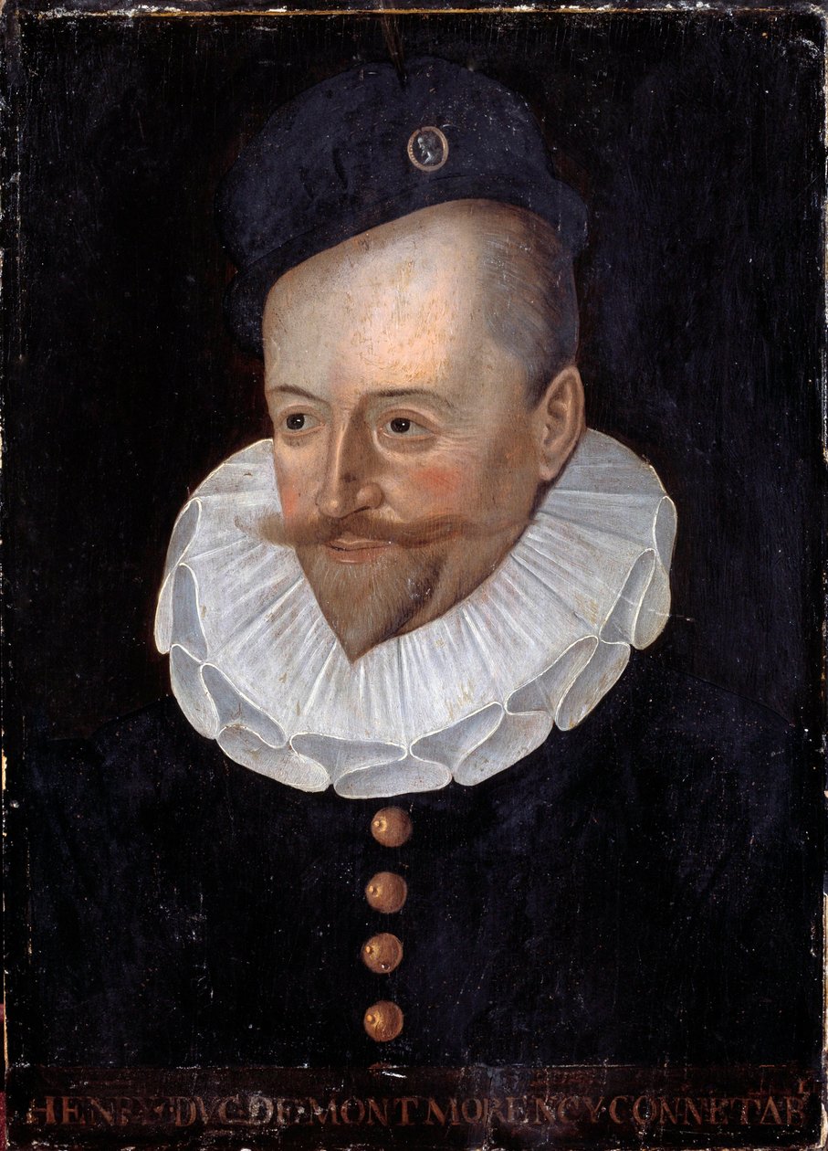 Ritratto di Enrico I Duca di Montmorency, Connestabile di Francia (1534-1614) Scuola francese del XVI secolo. Versailles, Castelli di Versailles e Trianon da French School
