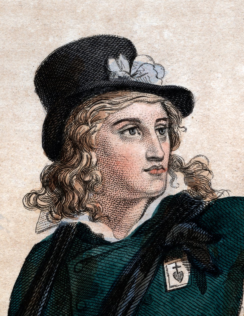 Ritratto di Henri du Vergier, conte di La Rochejaquelein (1772-1794), generale dell
