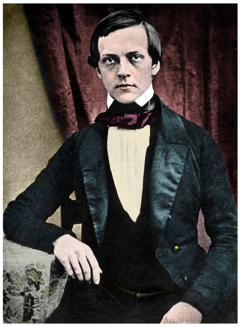Ritratto di Hermann von Helmholtz (1821-1894) da French School