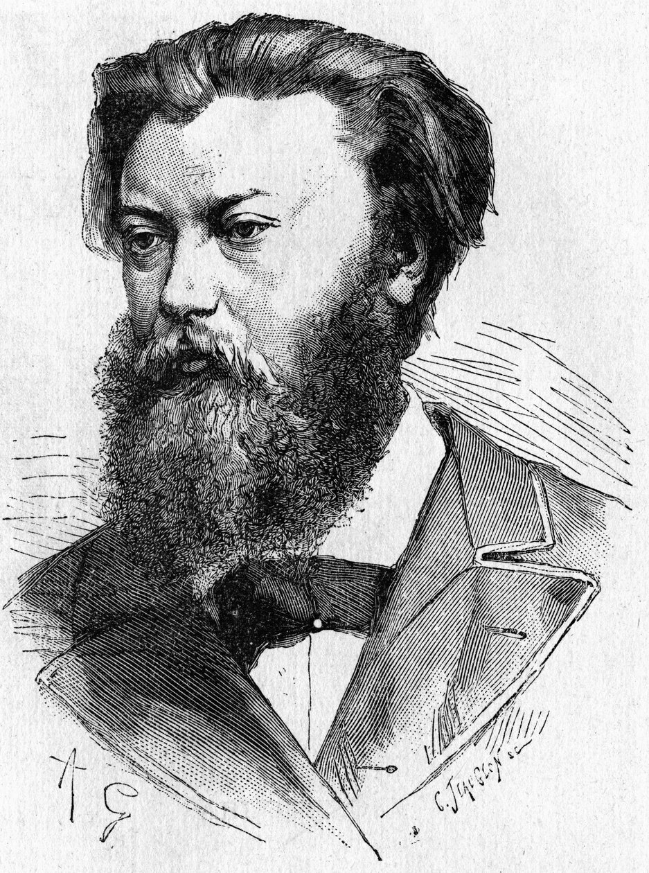 Ritratto di Jablochkoff - in "Album della Scienza; illustri scienziati; Grandi scoperte" 1896 da French School