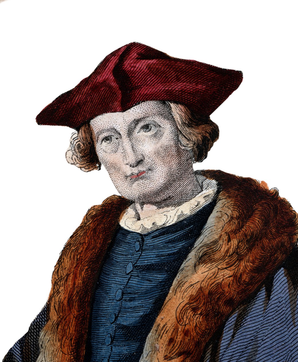 Ritratto di Jacques Auguste de Thou (Thuanus) (1553-1617), Presidente del Parlamento di Parigi da French School
