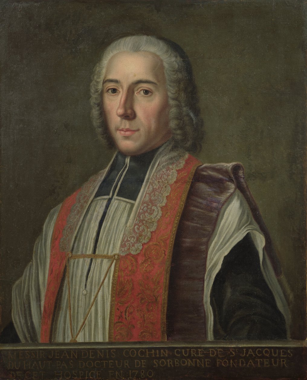 Ritratto di Jacques Denis Cochin (1726-83) Fondatore dell
