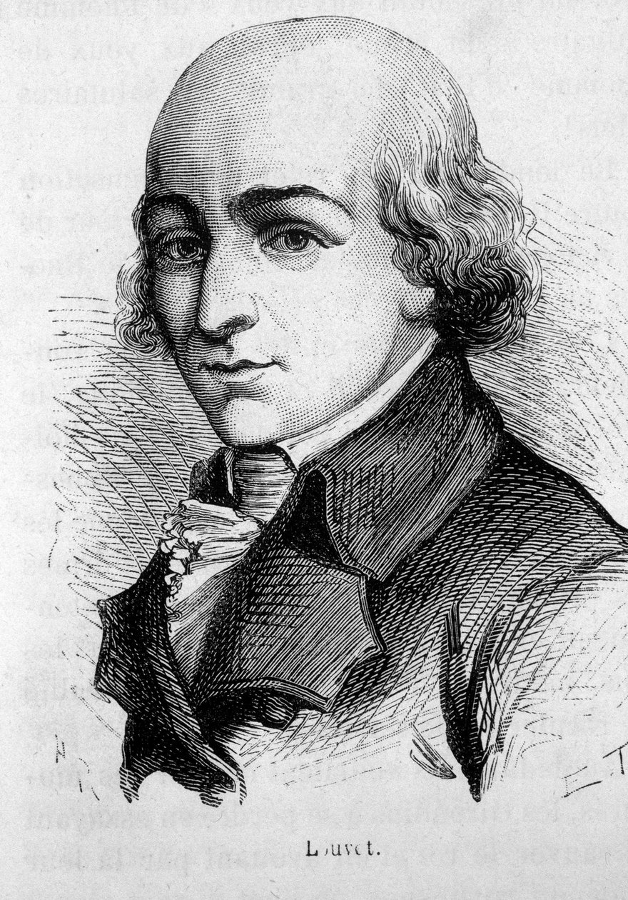 Ritratto di Jean-Baptiste Louvet de Couvray (1760 - 1797) - in "L