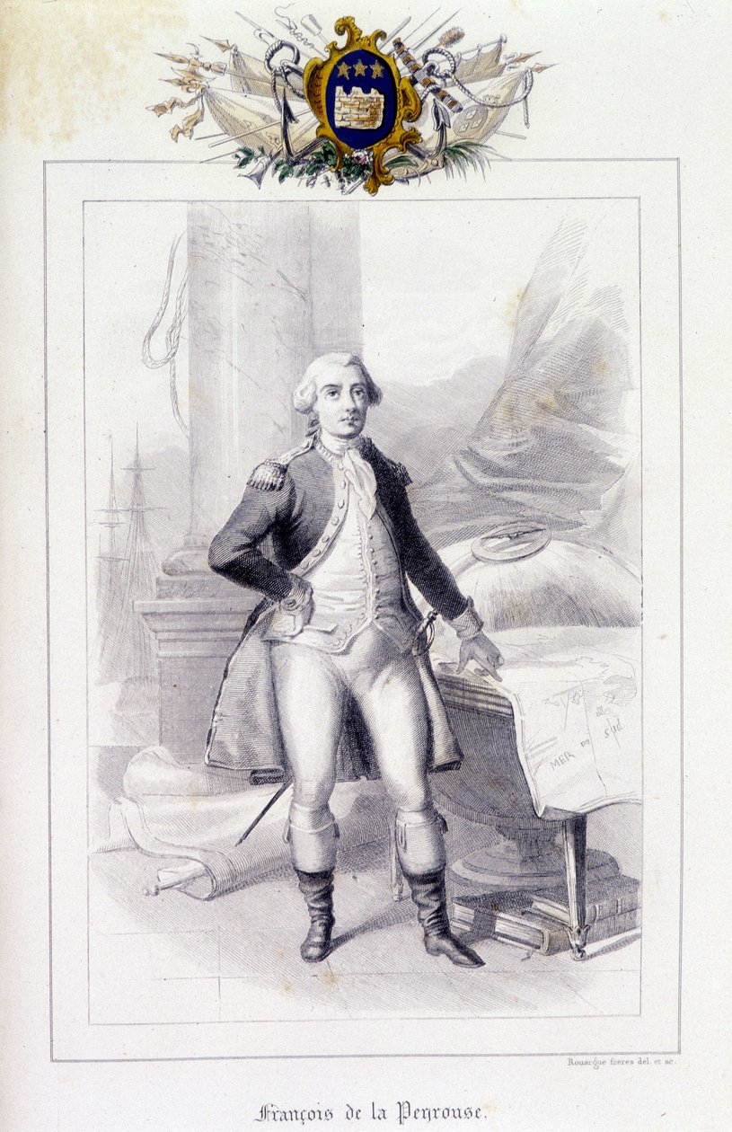 Ritratto di Jean-Francois Galaup, Conte de La Perouse (Jean Francois Laperouse) da French School