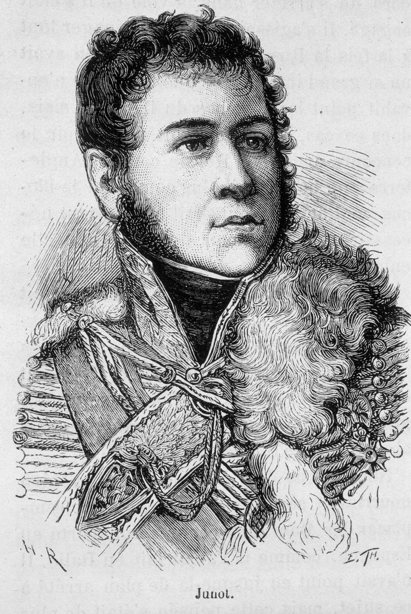 Ritratto di Jean Andoche Junot (1771-1813), Duca di Abrantes, Generale francese - in "L