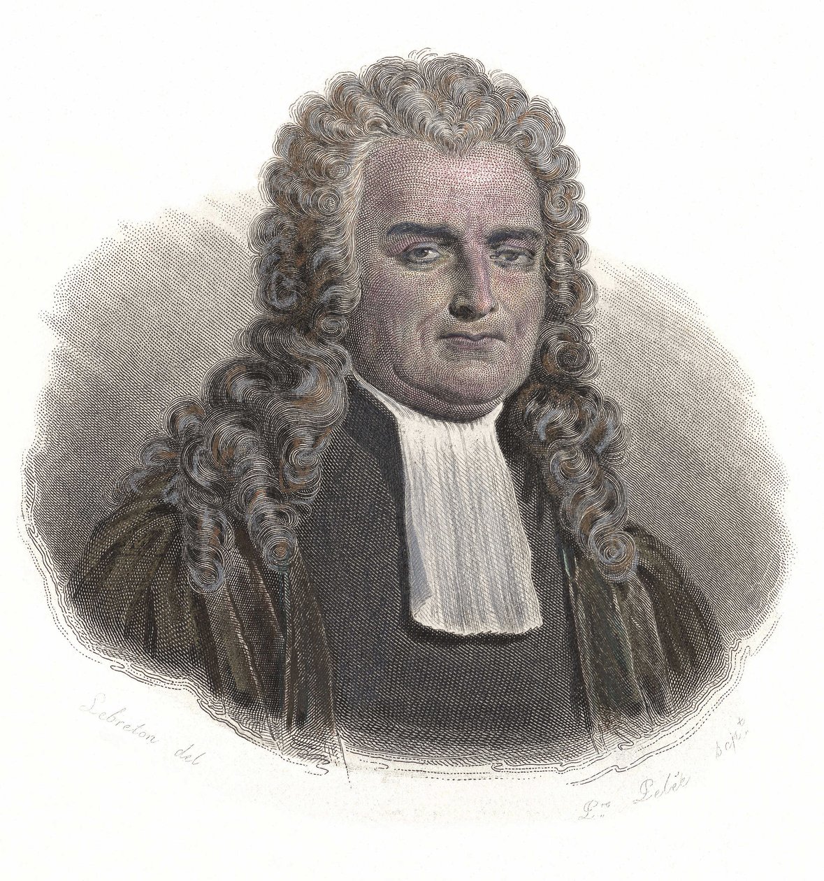 Ritratto di Jean Baptiste Antoine de Montyon (1733-1820), economista e magistrato francese. in "Portraits des Hommes Useful" da French School
