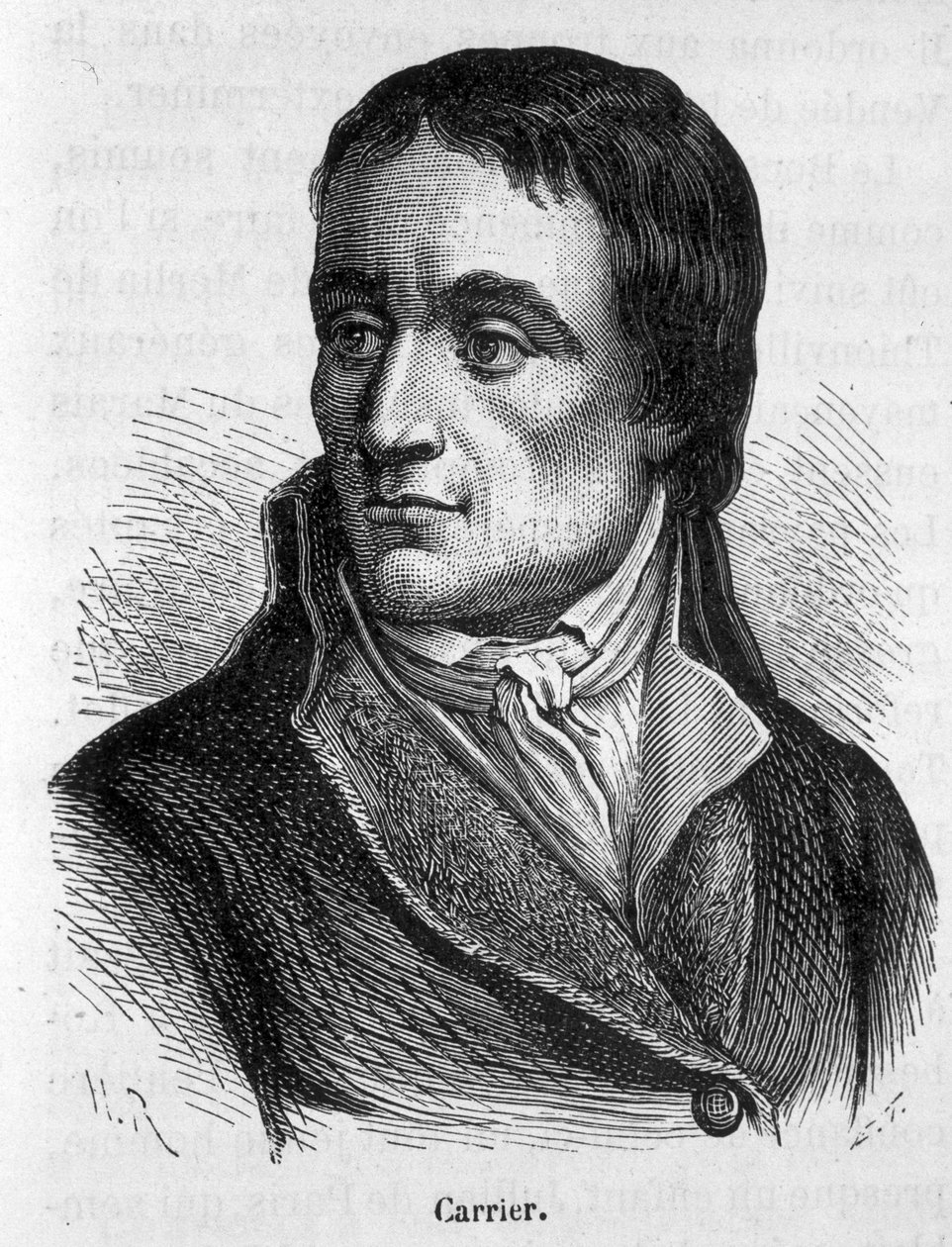 Ritratto di Jean Baptiste Carrier (1756 - 1794), politico francese - in "L