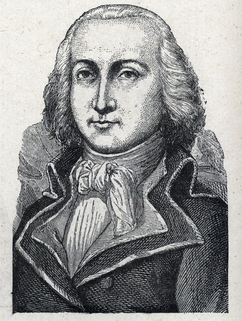 Ritratto di Jean Baptiste Cyrus Adelaide de Timbrune de Thiembronne detto Valencia, conte di Valencia e generale della Rivoluzione francese (1757-1822). Incisione del 1889. Collezione privata da French School