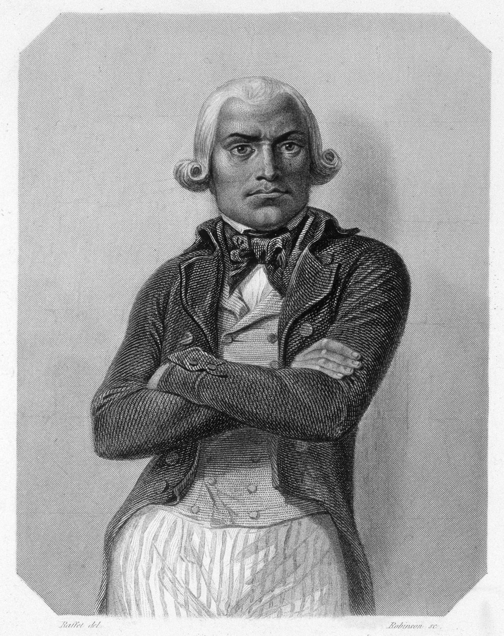 Ritratto di Jean Baptiste Drouet, politico francese. In "L