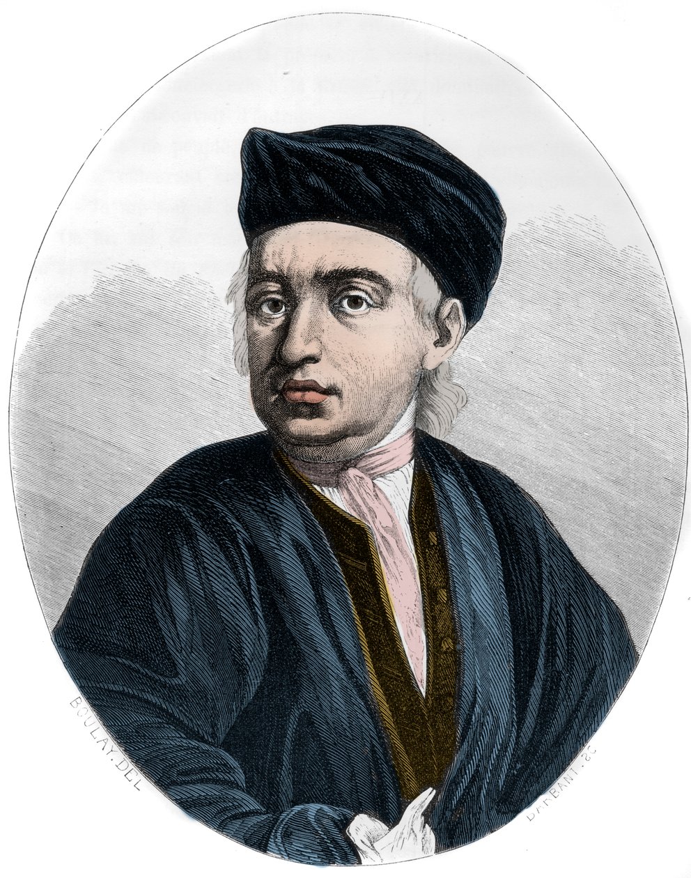 Ritratto di Jean Calas, illustrazione da 