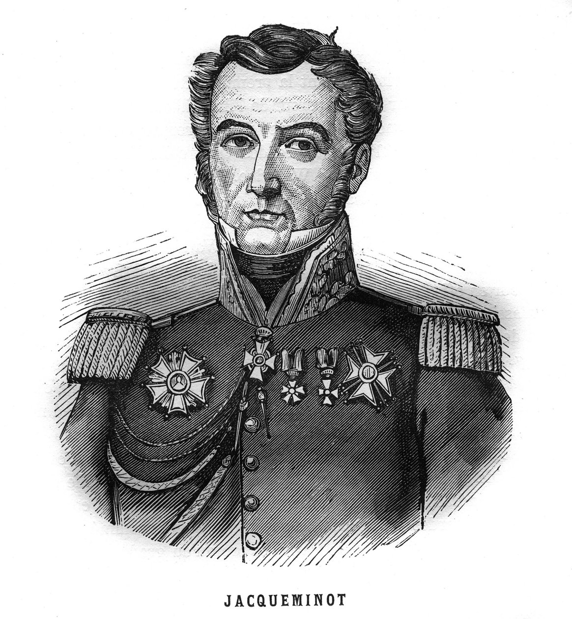 Ritratto di Jean François Jacqueminot, Visconte di Ham, generale e politico francese da French School