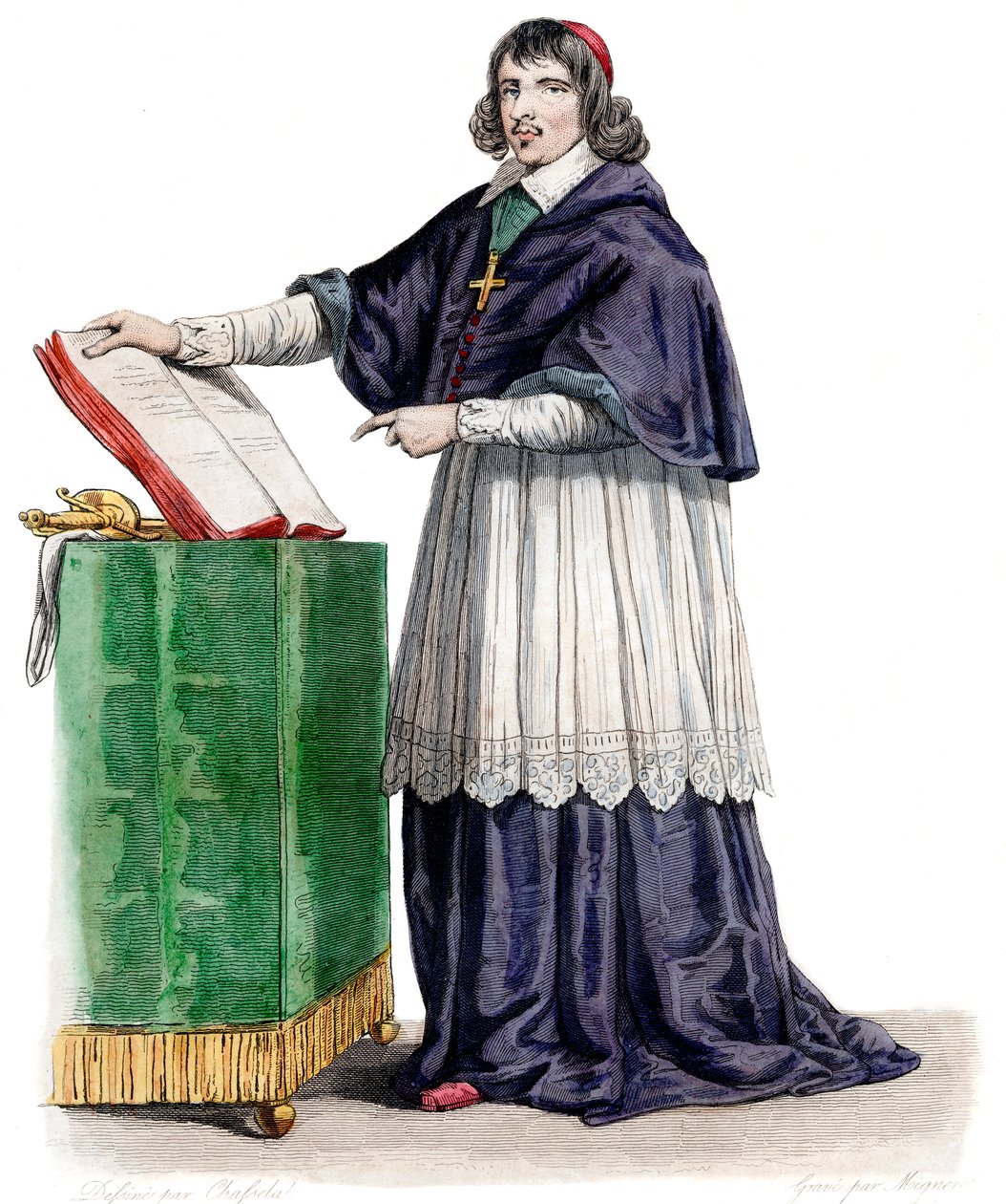 Ritratto di Jean François Paul de Gondi (Gondy) (1614-1679), Cardinale di Retz, vescovo coadiutore francese da French School