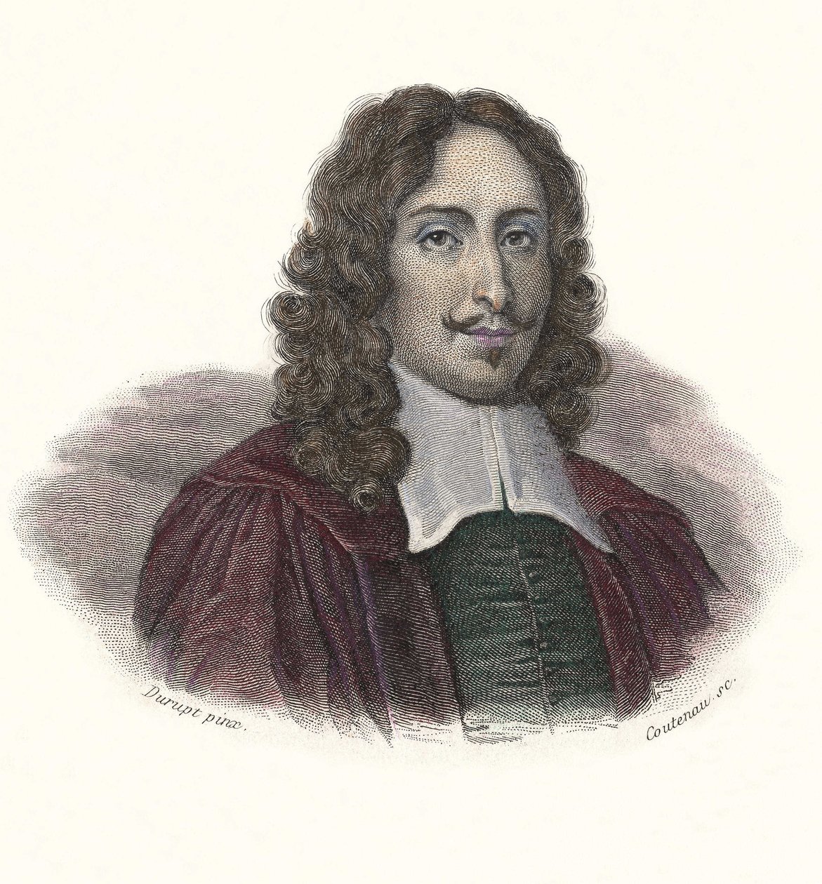 Ritratto di Jean de Rotrou (1609 - 1650), poeta e drammaturgo francese in "Ritratti di Uomini Utili" da French School