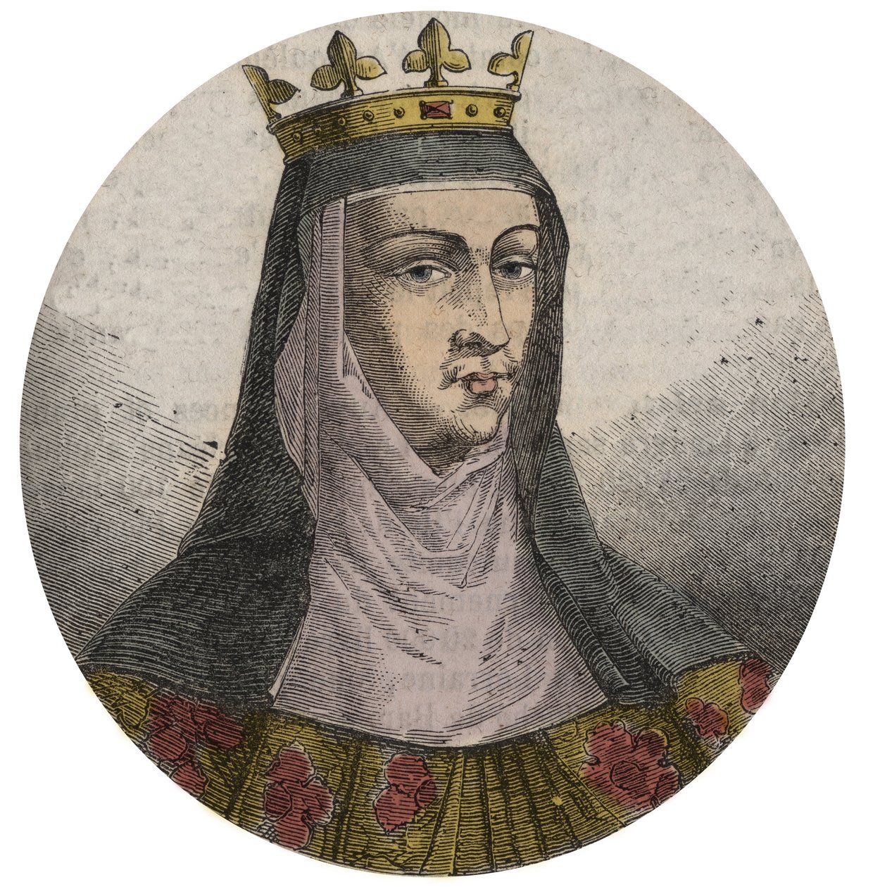 Ritratto di Giovanna di Francia (1464-1505) (o di Valois) Regina di Francia Moglie di Luigi XII da French School