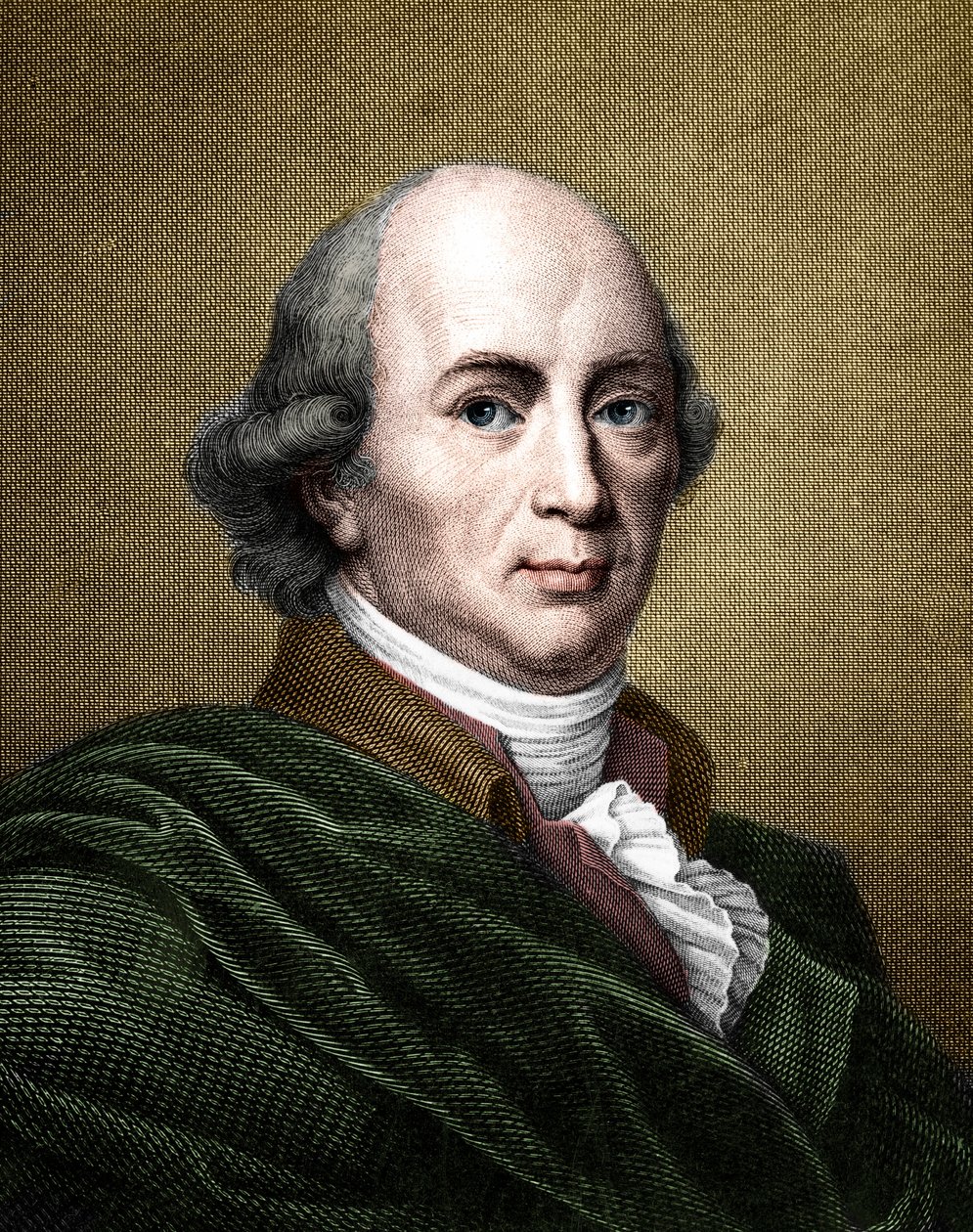 Ritratto di Johann Gottfried Herder (1744-1803) (colorazione successiva) da French School
