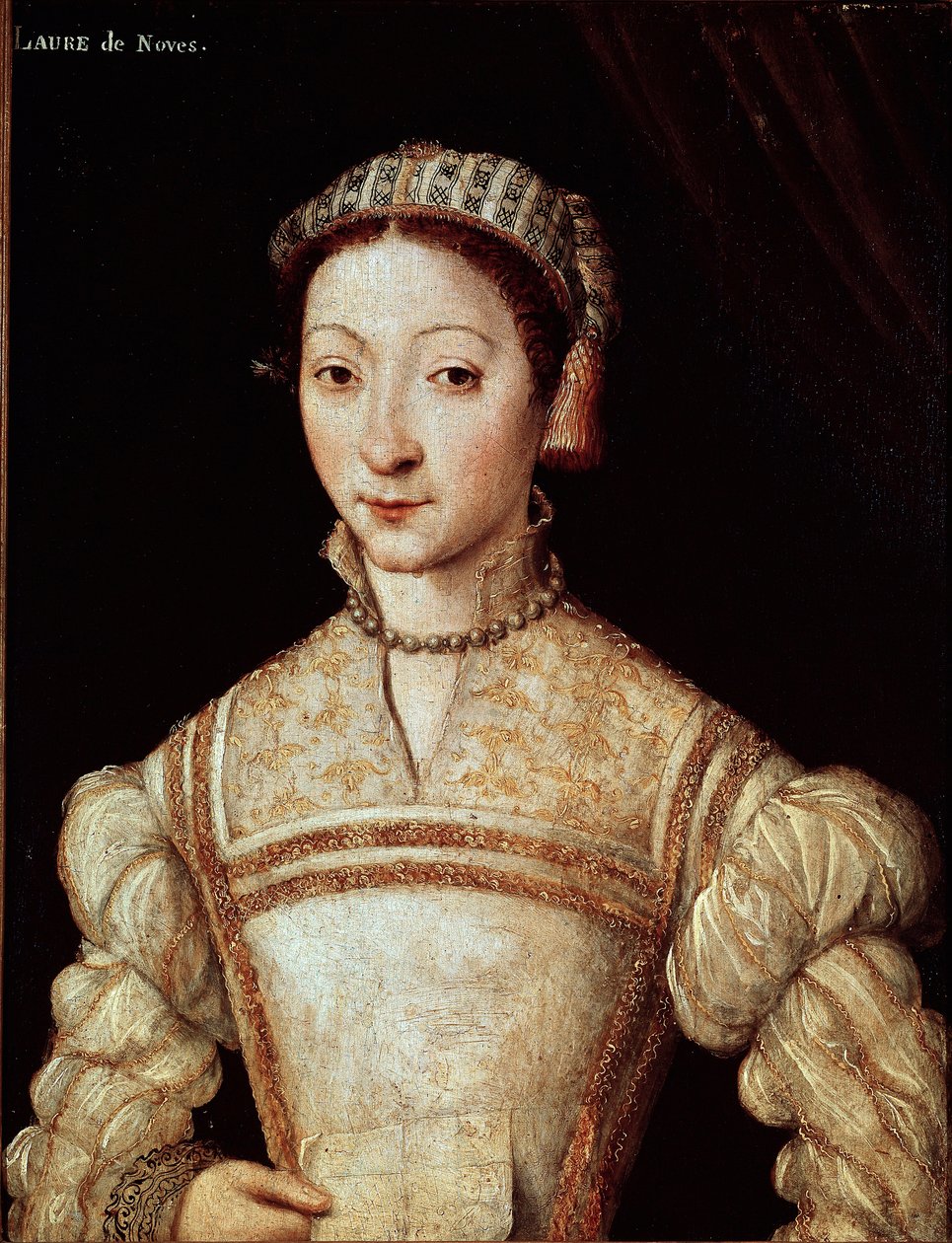 Ritratto di Laura de Noves (1308-1348), amata da Francesco Petrarca da French School