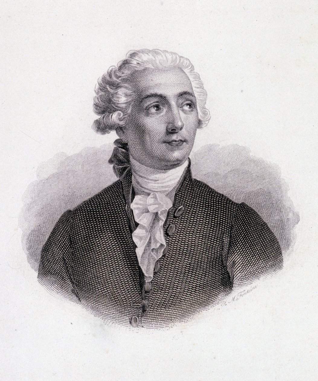 Ritratto di Lavoisier da French School