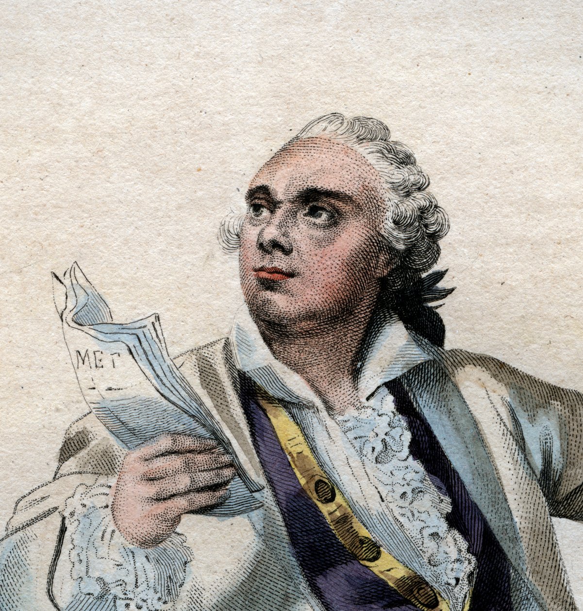 Ritratto di Lekain (1729-1778), attore francese da French School