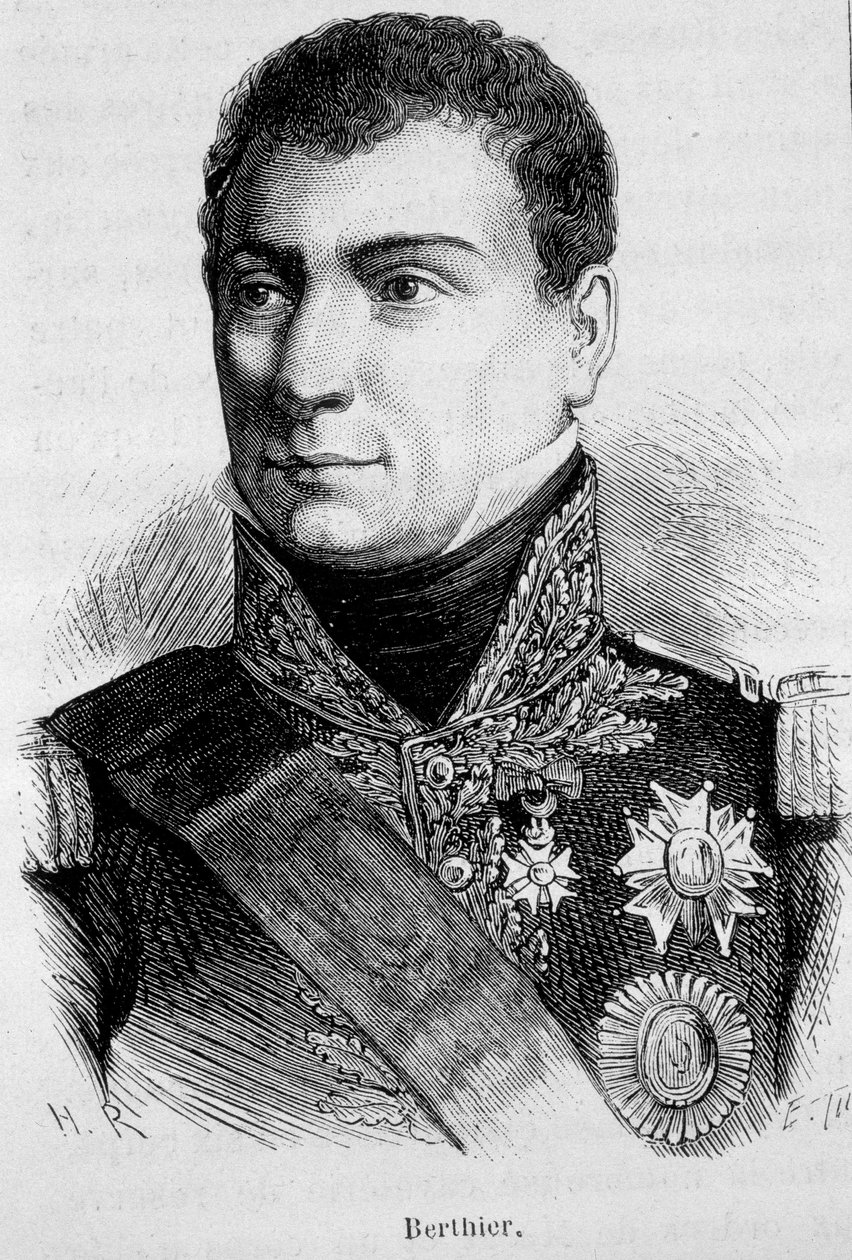 Ritratto di Louis Alexandre Berthier, Maresciallo francese (1753-1815) - in "L