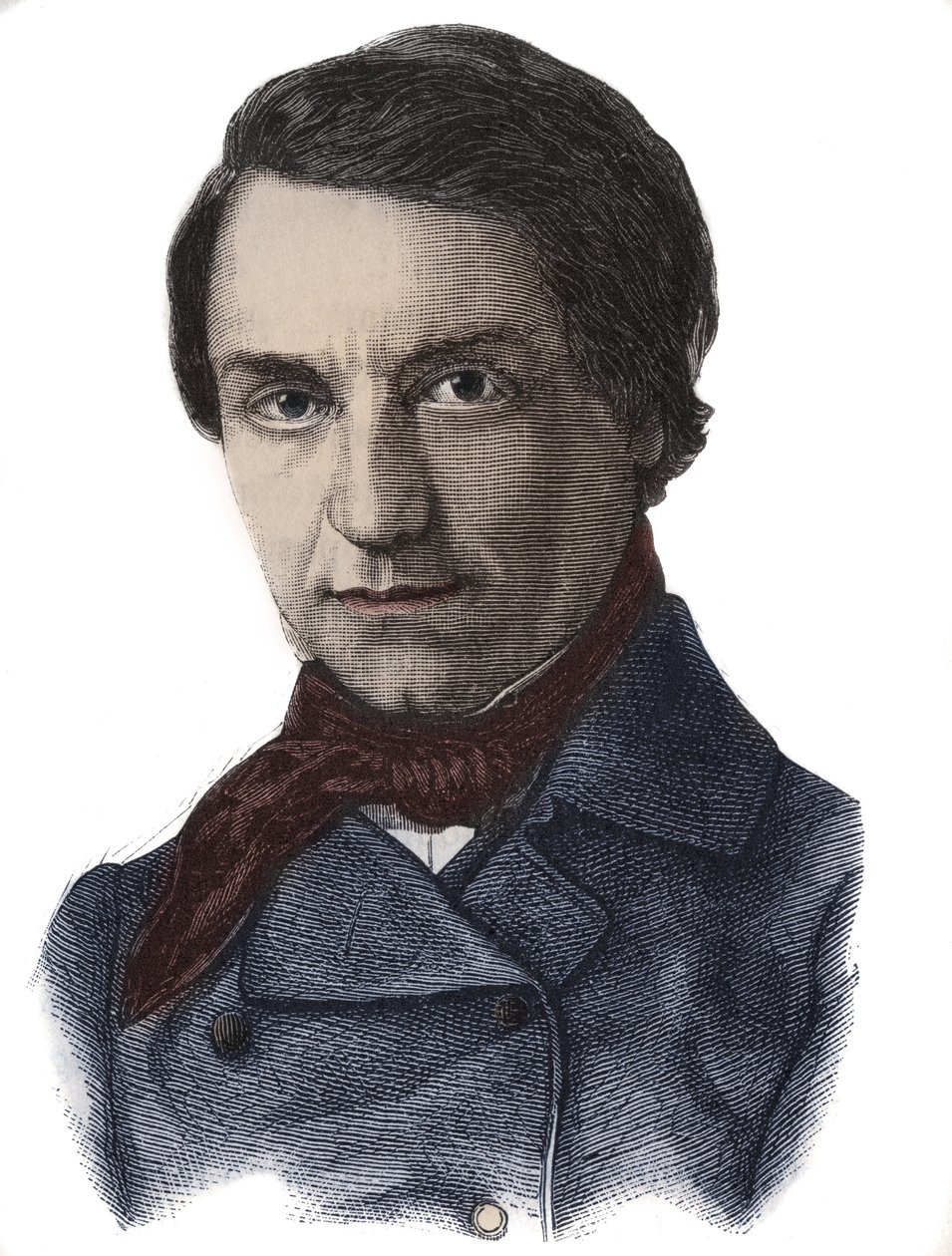Ritratto di Louis Blanc, politico e storico francese (1811 - 1882) da French School